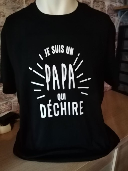 Tee-shirt Papa du 3 XL au 7 XL